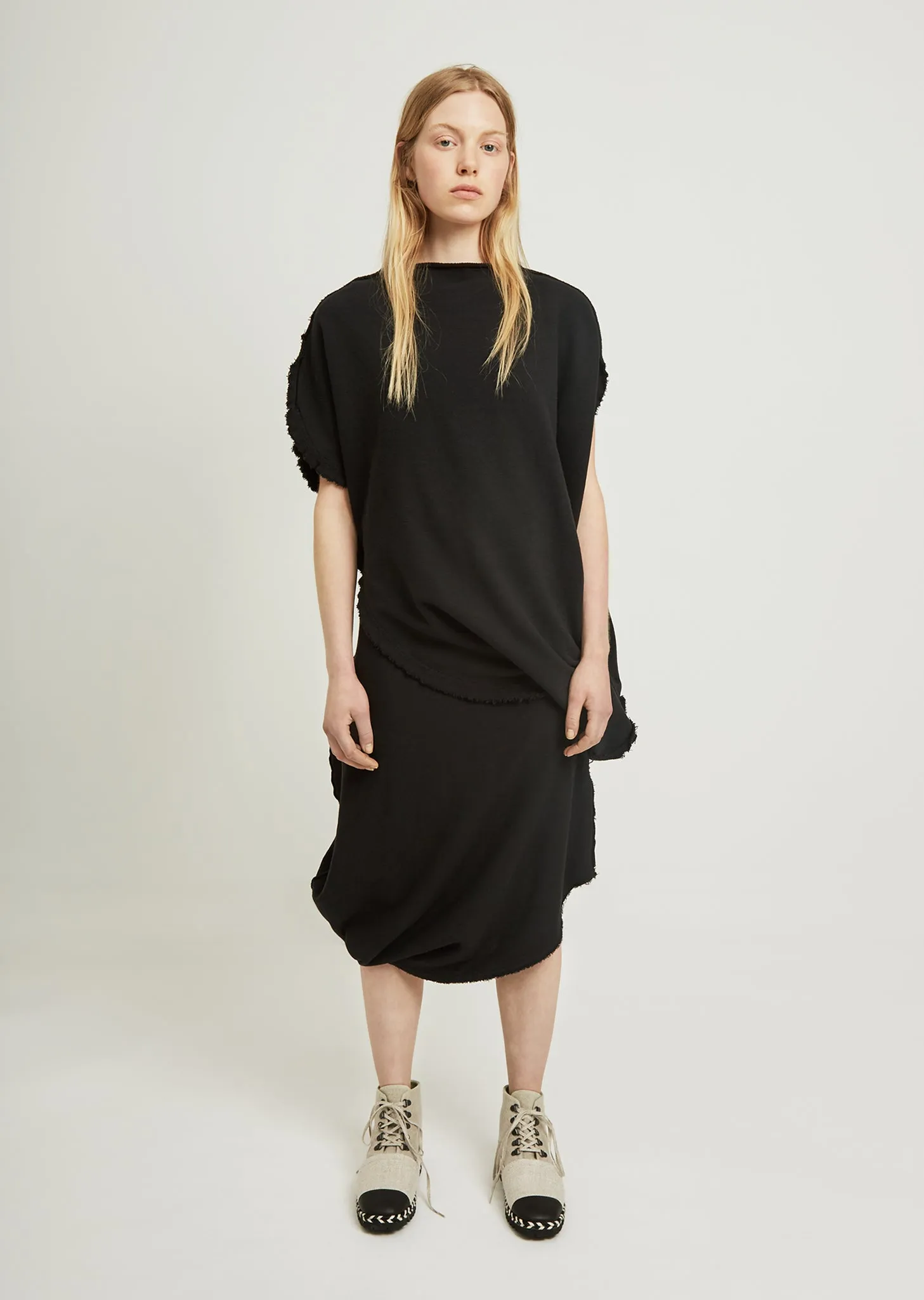 Layered Jersey Cloud Dress