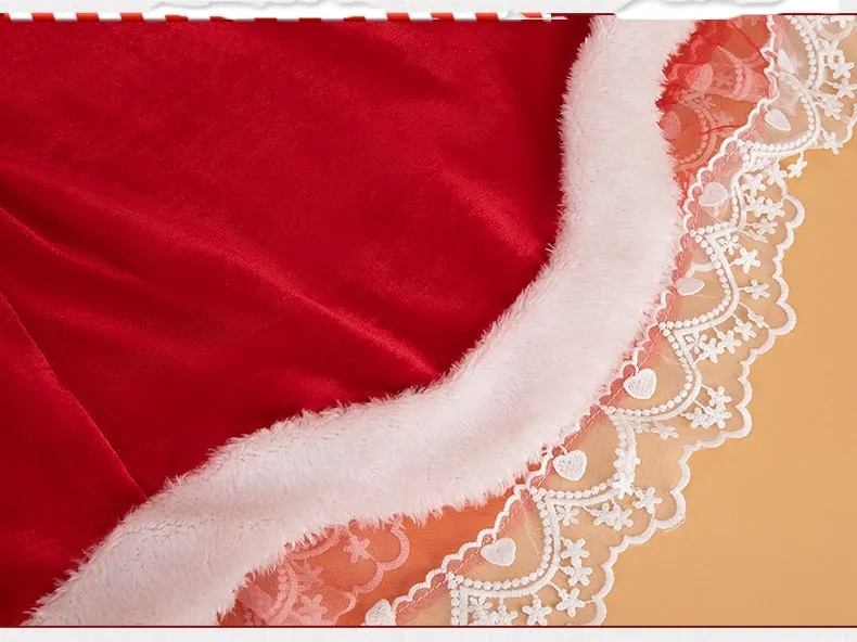 Layered Santa Ribbon Dress