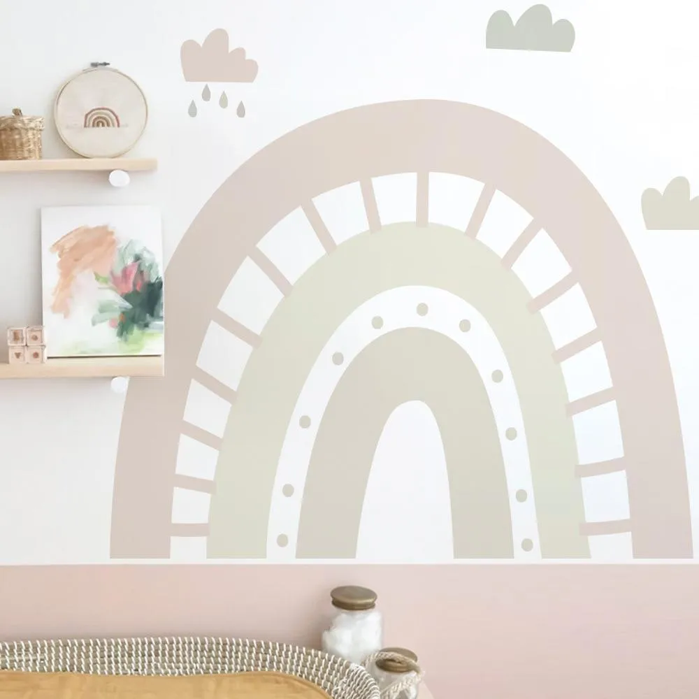 Light Colored Spectrum Wall Stickers for Kids