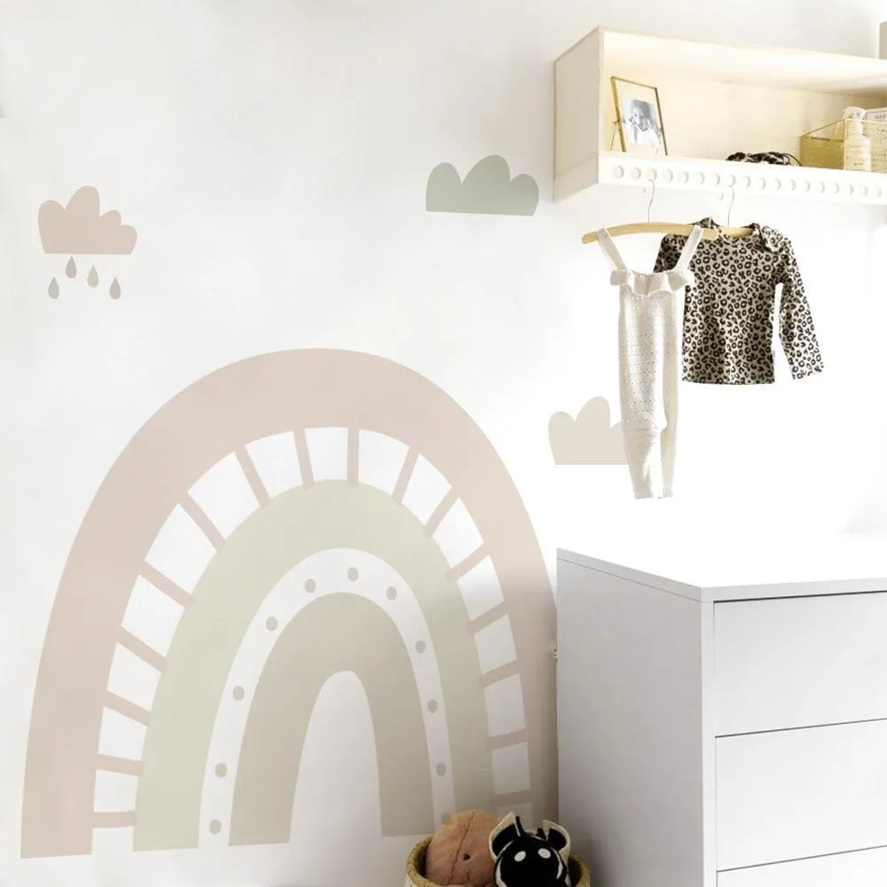 Light Colored Spectrum Wall Stickers for Kids