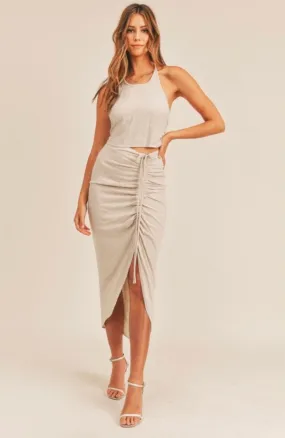 Linen Skirt Set