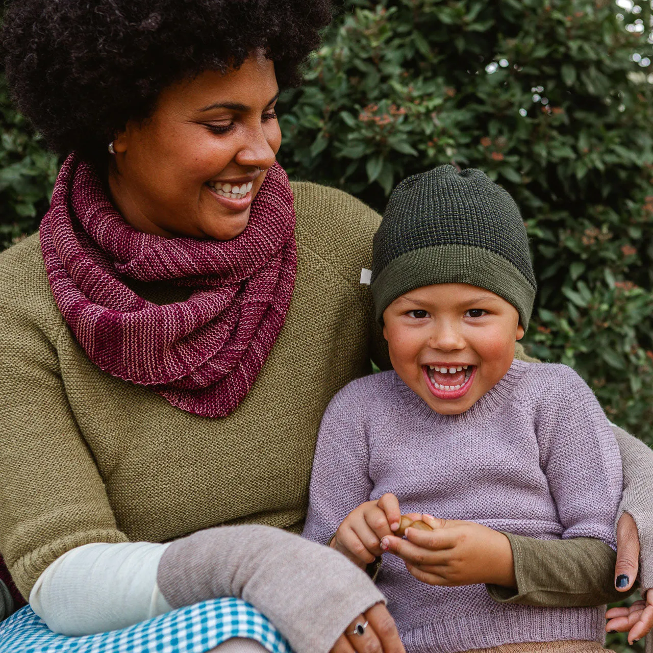 Lise Sweater in Baby Alpaca - Lavender (1-7y)