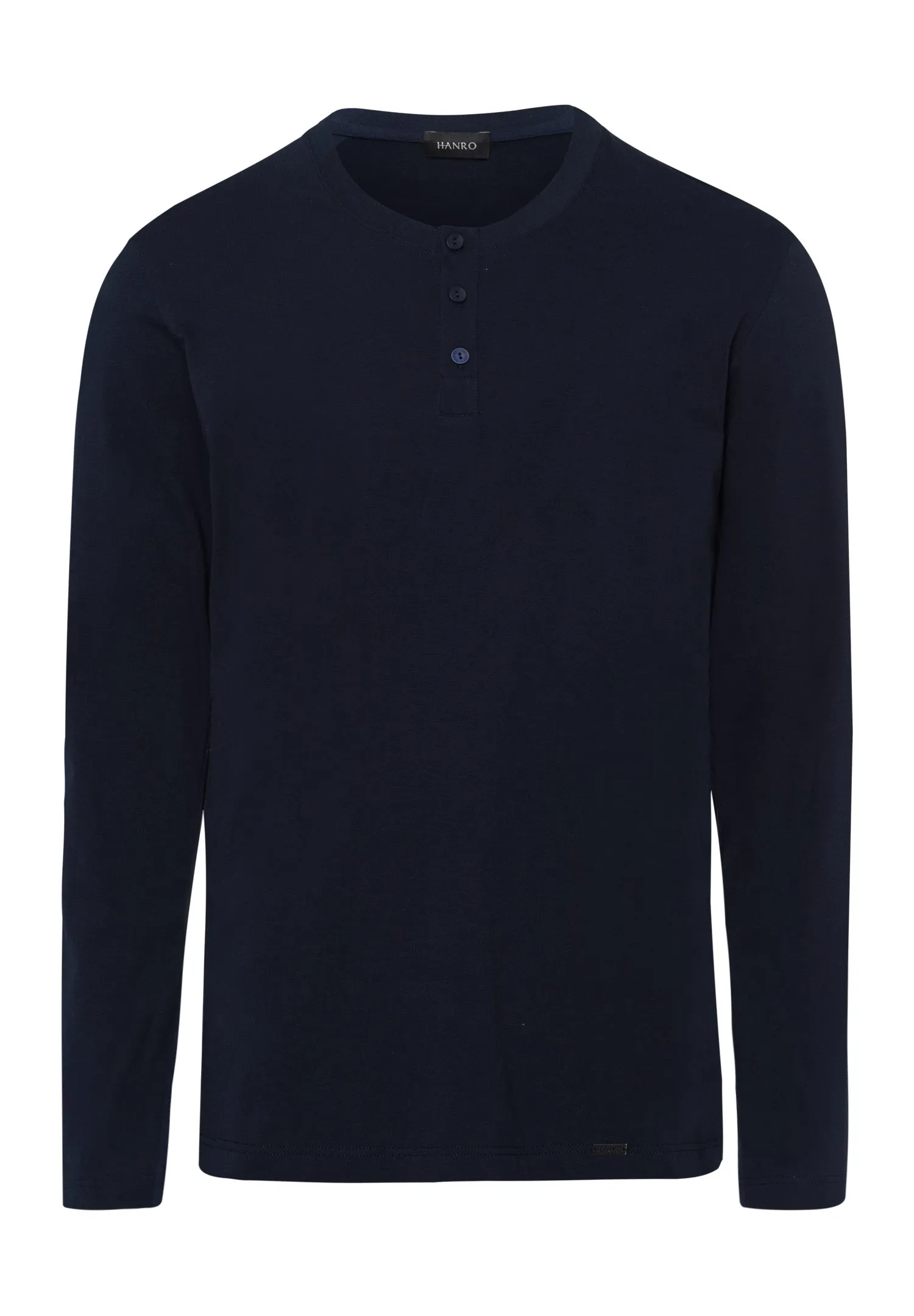 Living Shirts Long Sleeve Henley | Deep Navy 75046-1610