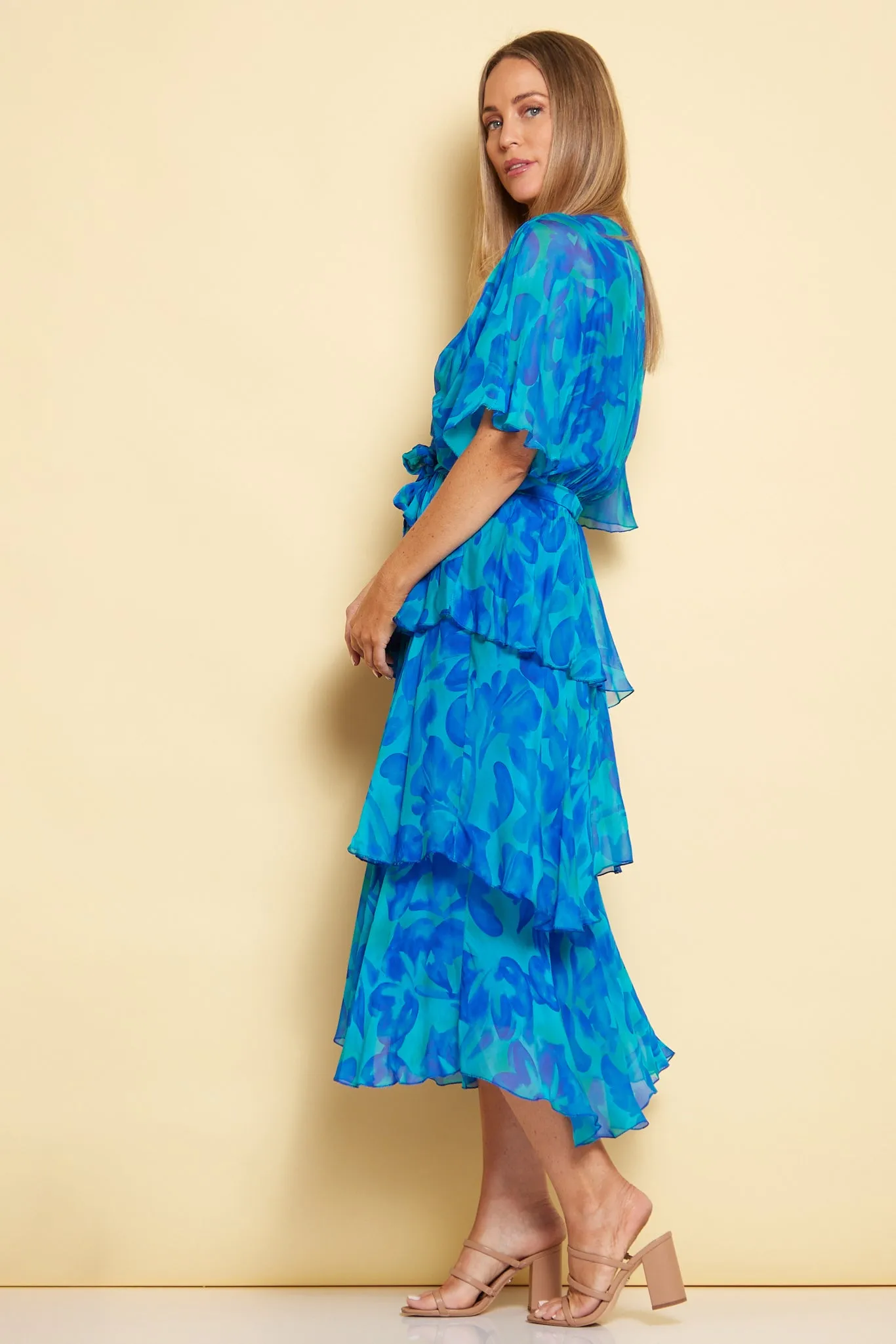 Loira Silk Dress - Oceanic