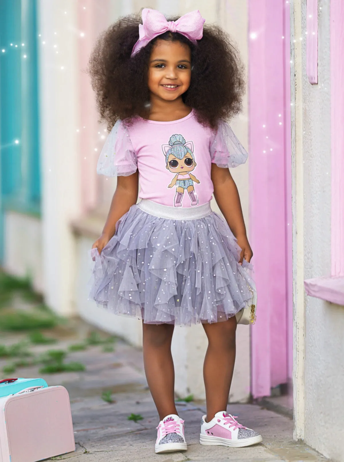 L.O.L. SURPRISE! Kitty Queen Sparkle Tulle Skirt Set