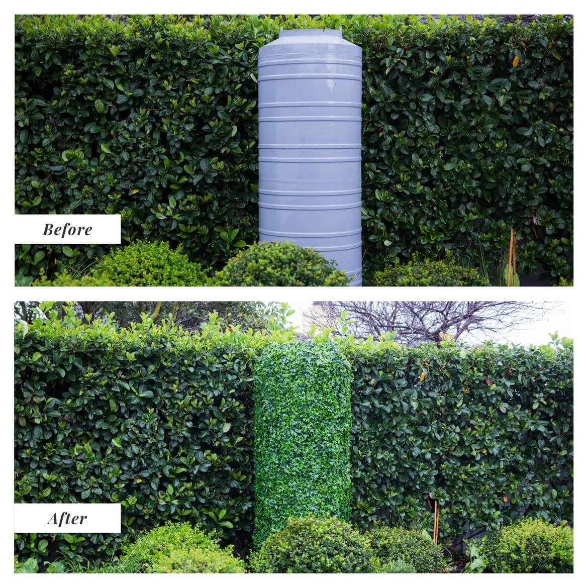 Luxury Mixed Ivy Artificial Hedge Fence Panels / Fake Vertical Garden 1m x 1m UV Resistant