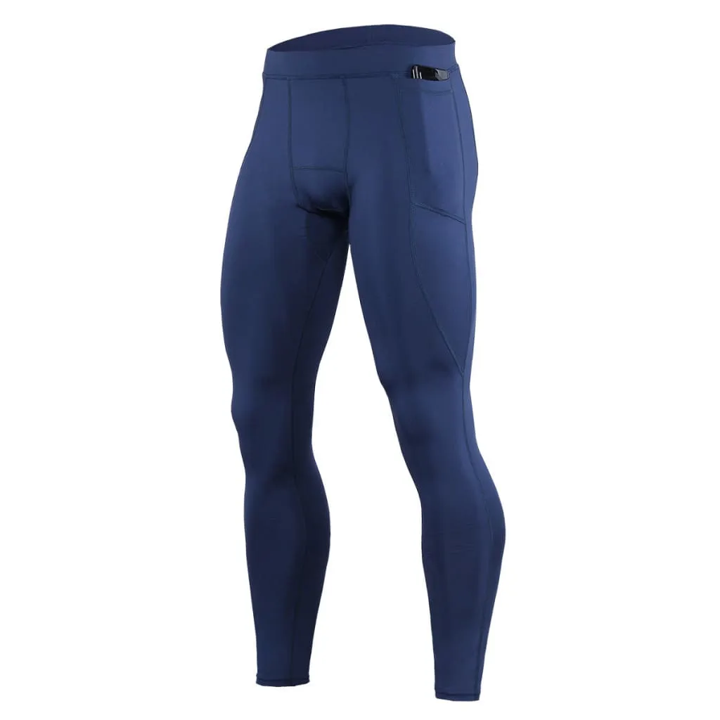 Men Breathable Quick-drying Phone Pocket Sports Tights