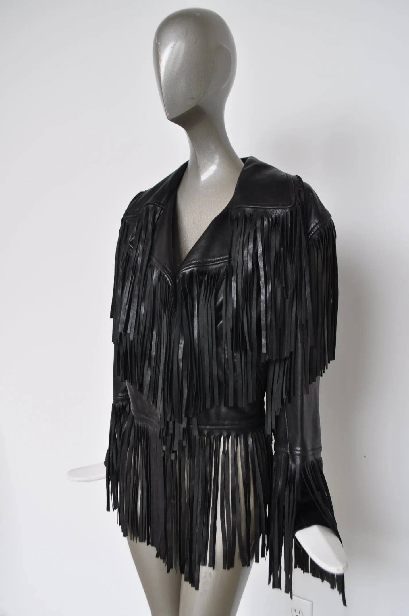 Moschino fringed leather jacket from 1992 Cheap and Chic