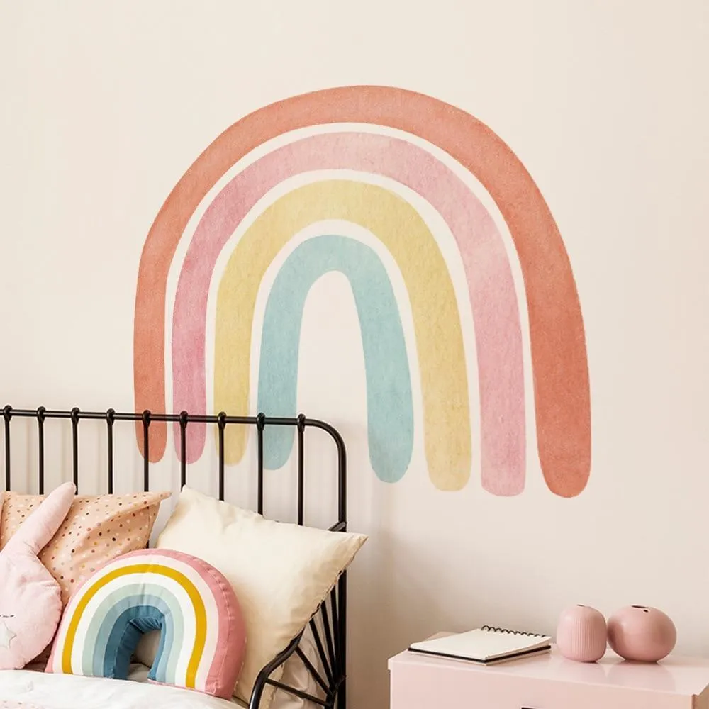 Multicoloured Rainbow Removable Wall Stickers