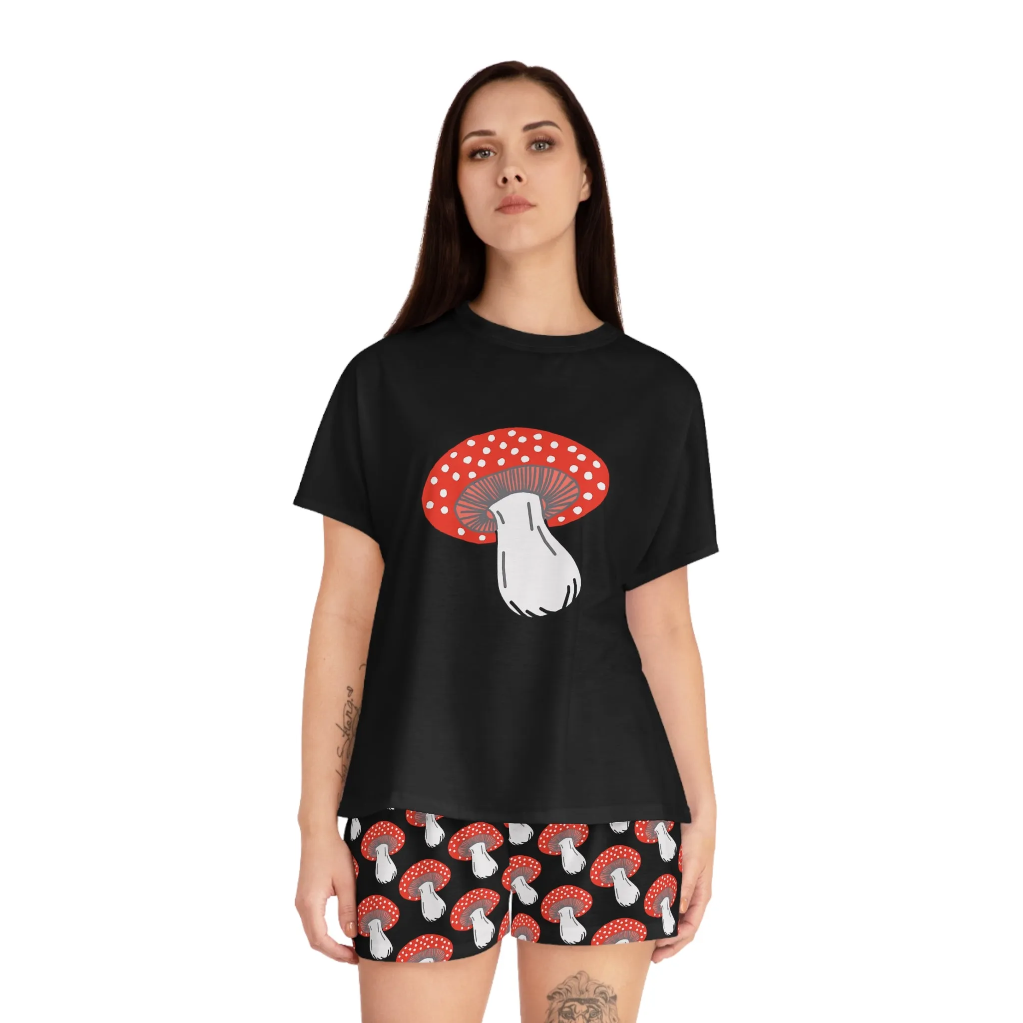 Mushroom Short Pajama Set