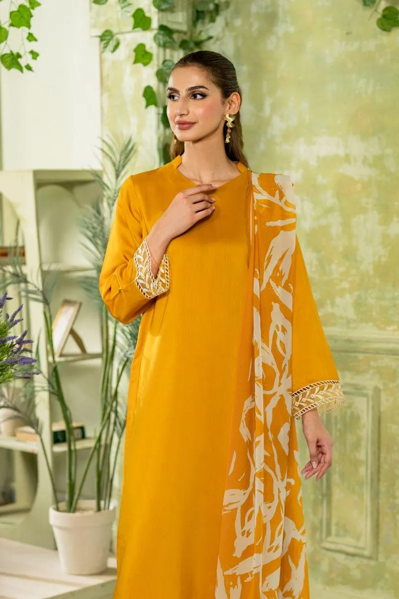 Natasha Kamal - Sana - yellow - 3 Piece