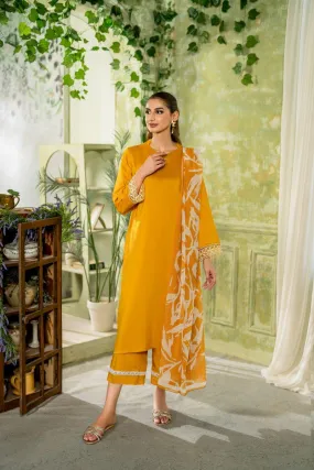 Natasha Kamal - Sana - yellow - 3 Piece