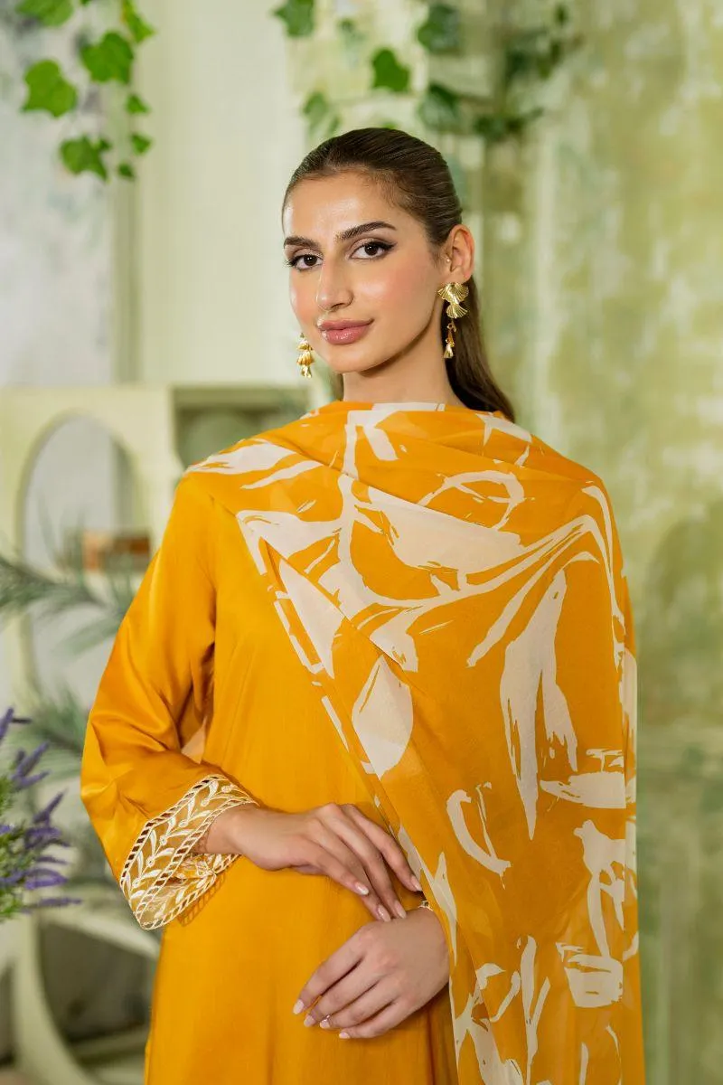 Natasha Kamal - Sana - yellow - 3 Piece