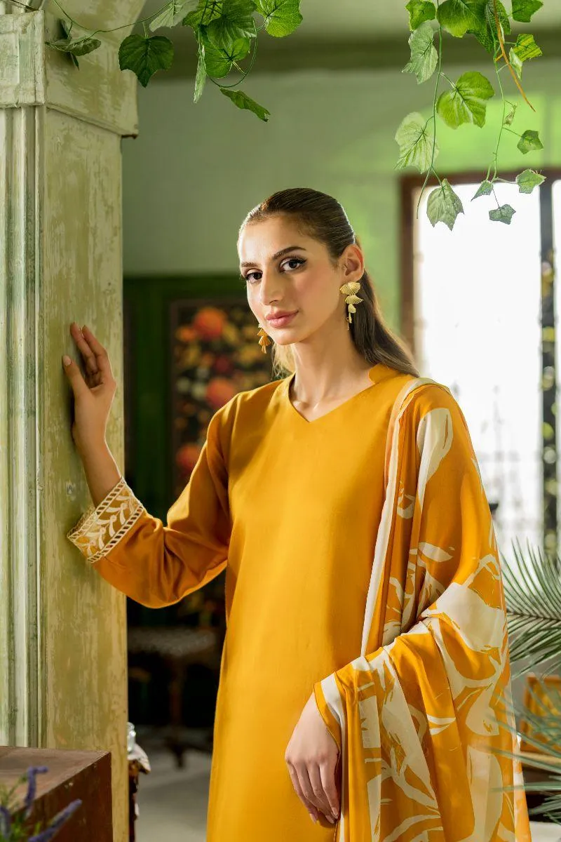 Natasha Kamal - Sana - yellow - 3 Piece