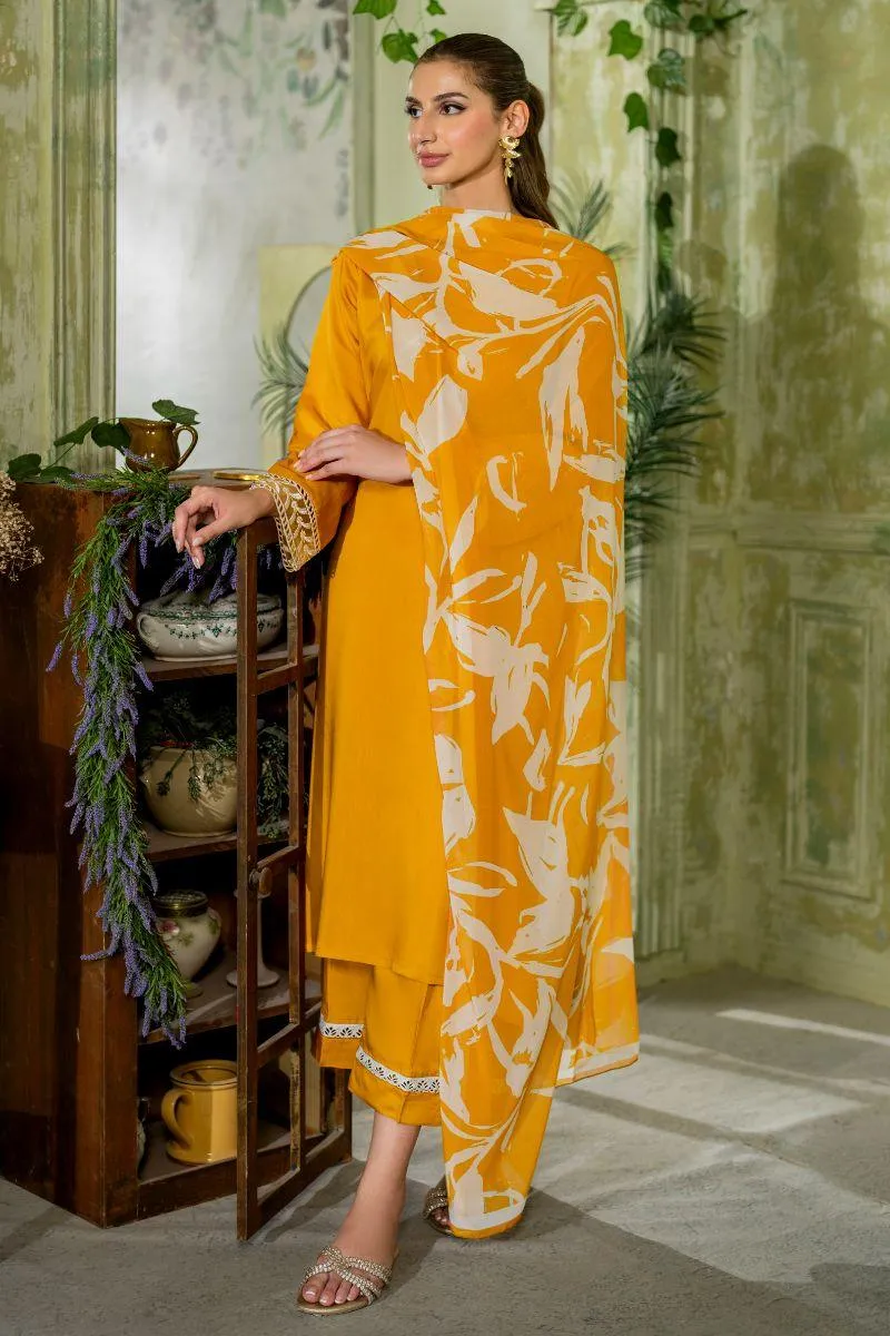 Natasha Kamal - Sana - yellow - 3 Piece