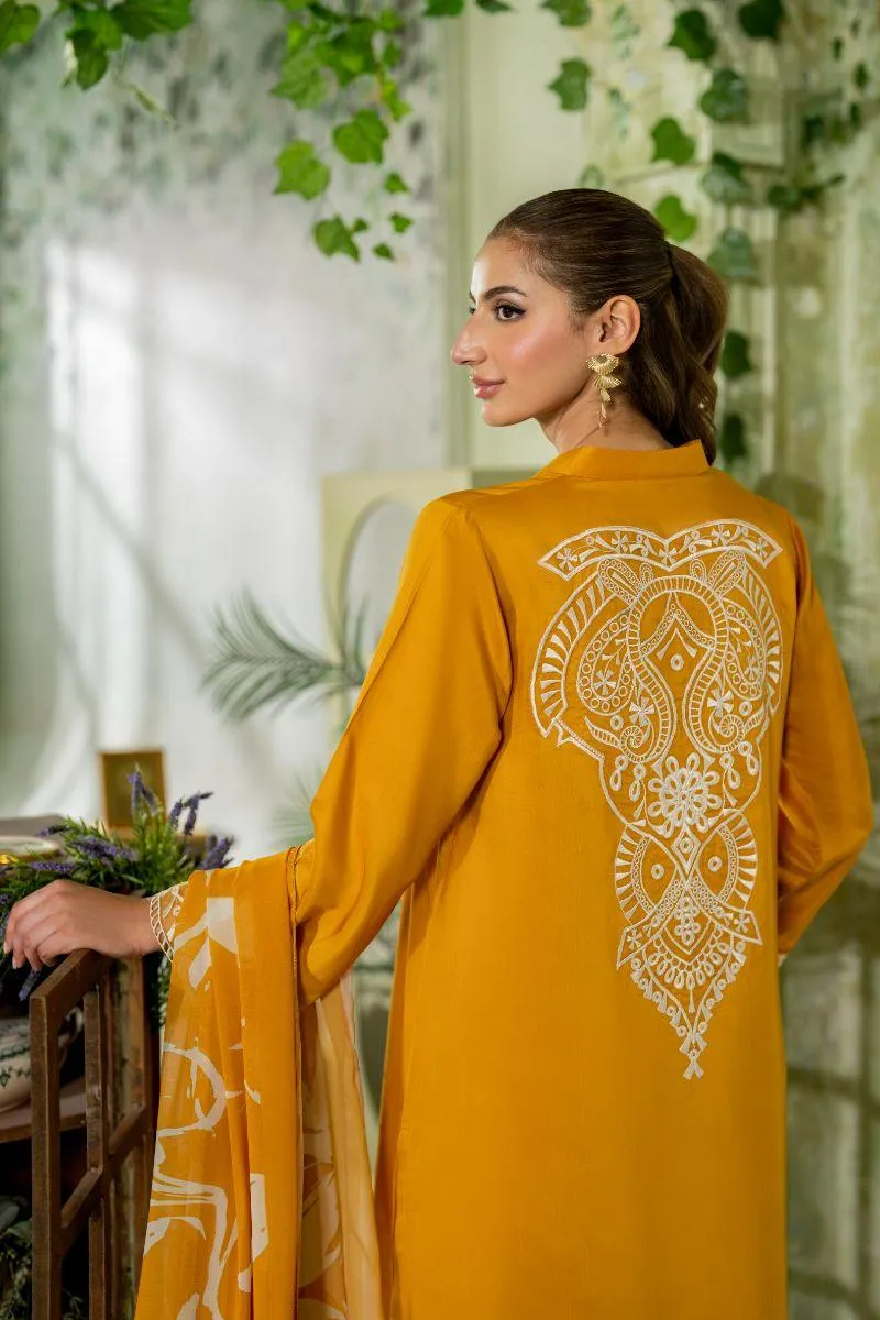 Natasha Kamal - Sana - yellow - 3 Piece