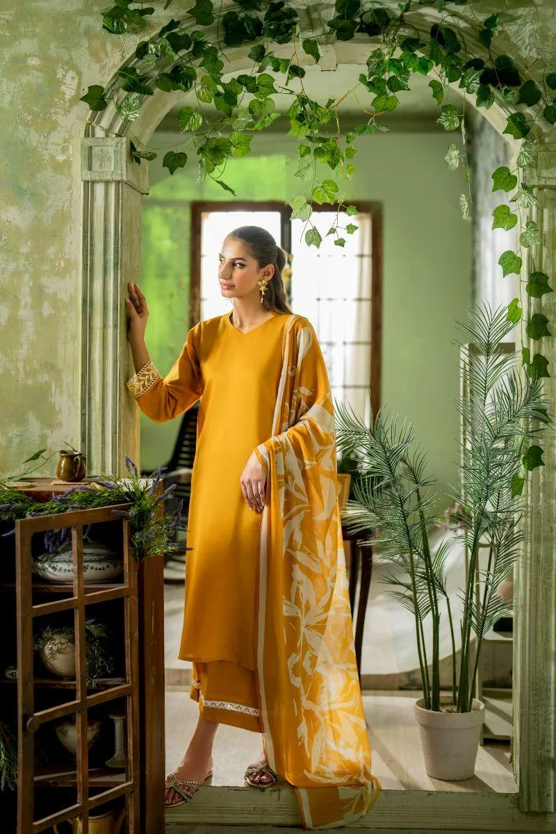 Natasha Kamal - Sana - yellow - 3 Piece