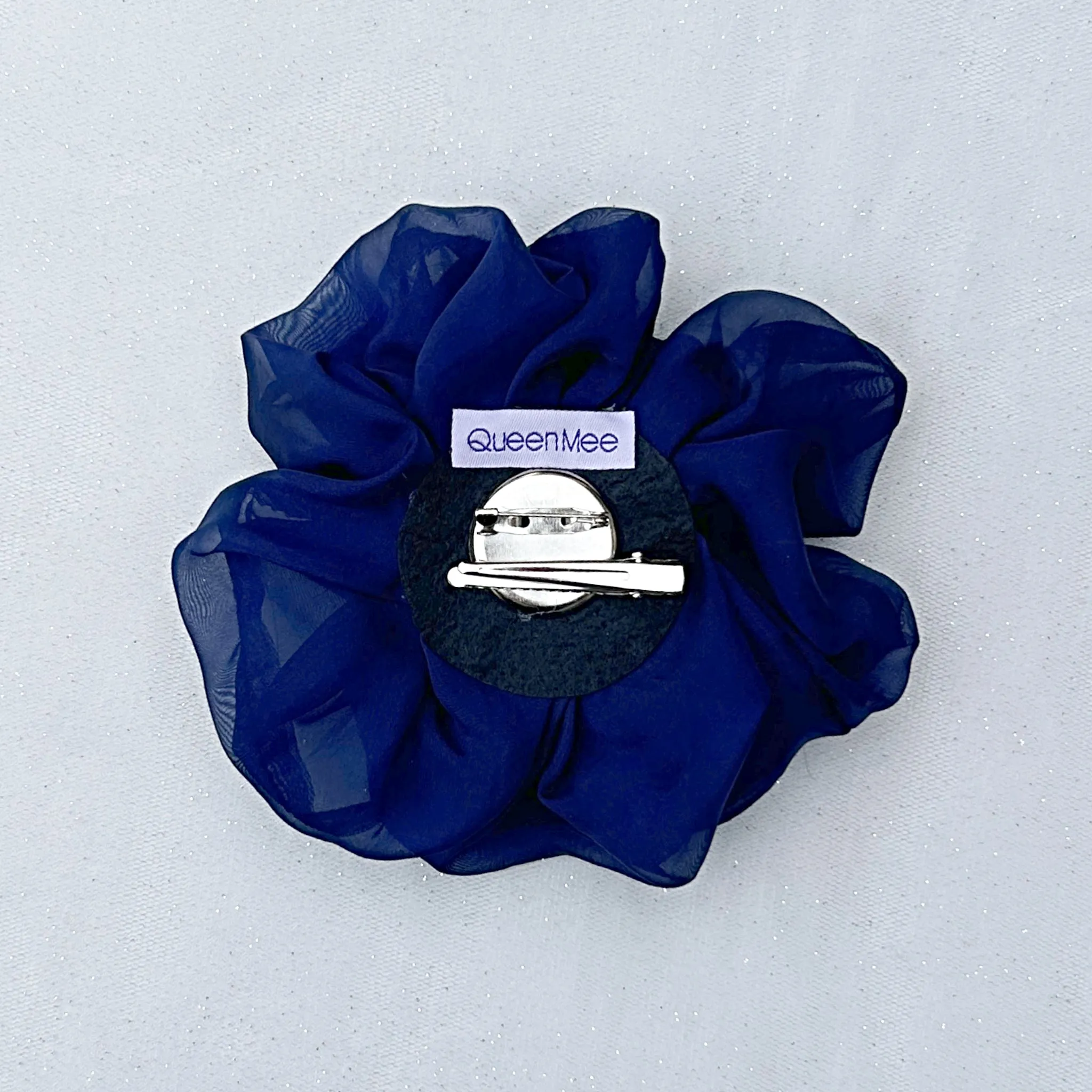 Navy Corsage Rose Hair Clip Flower Hair Clip Flower Pin