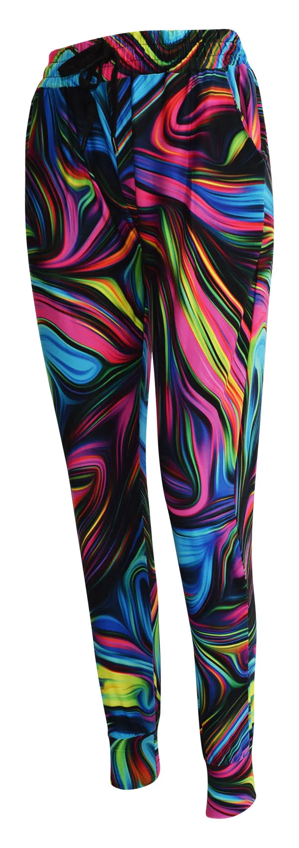 Neon Swirl Joggers