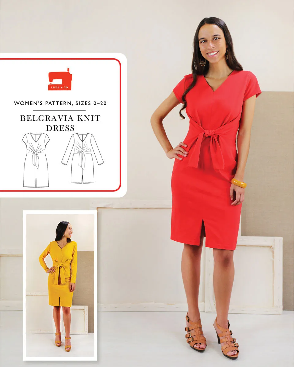 PDF Pattern - Belgravia Knit Dress | Liesl   Co