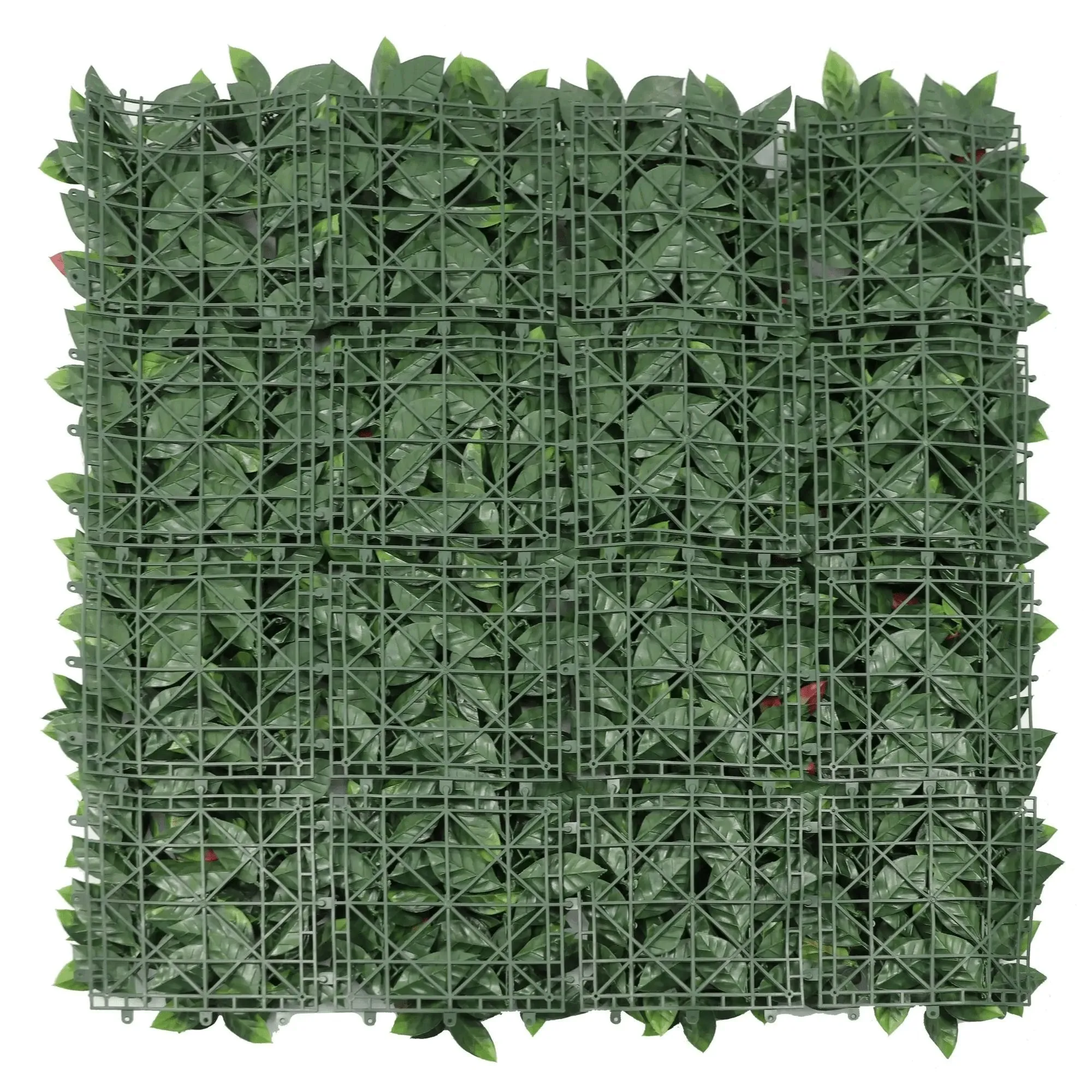 Photinia Artificial Hedge Panel / Fake Vertical Garden 1m x 1m UV Resistant