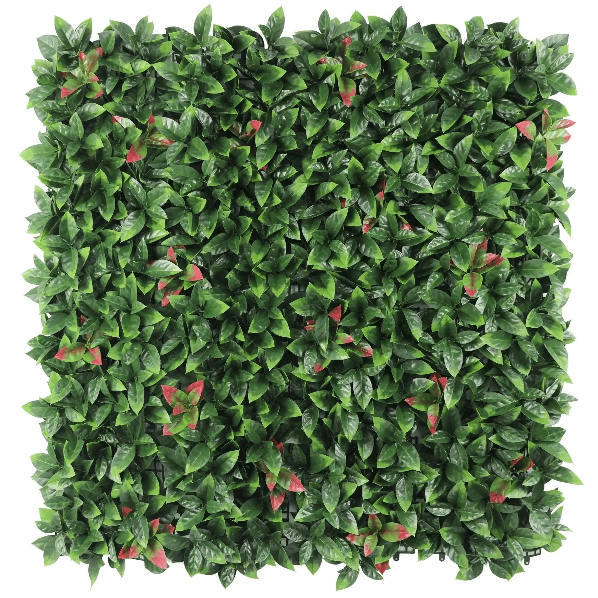 Photinia Artificial Hedge Panel / Fake Vertical Garden 1m x 1m UV Resistant