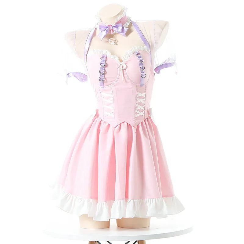 Pink Princess Maid Dress