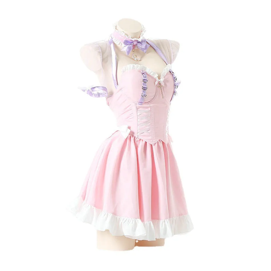 Pink Princess Maid Dress