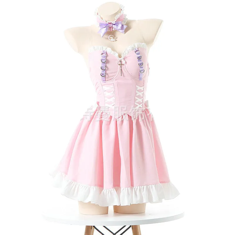 Pink Princess Maid Dress