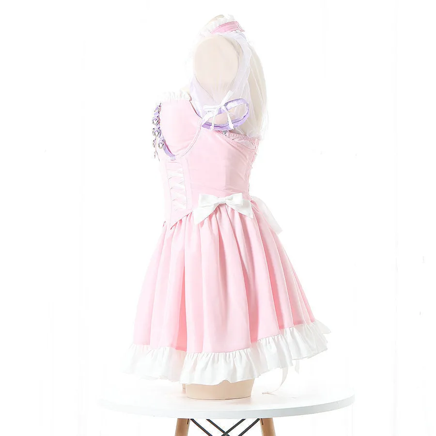 Pink Princess Maid Dress