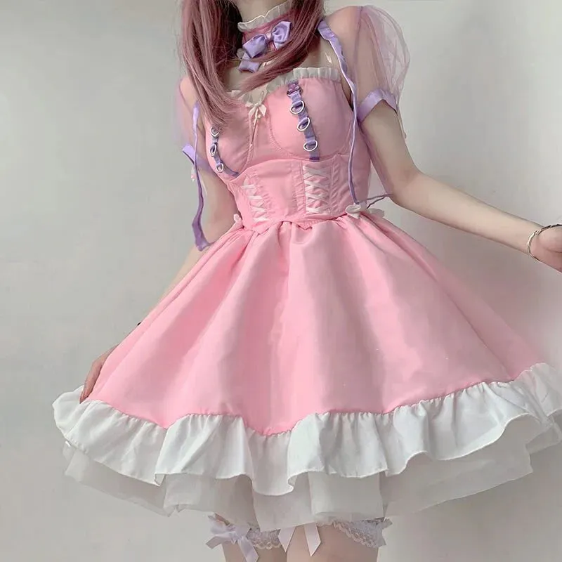 Pink Princess Maid Dress