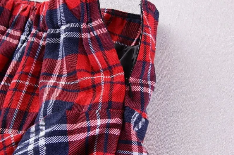 Plaid School Girl Skirt