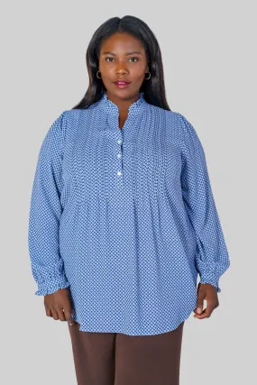 PLEAT FRONT TUNIC