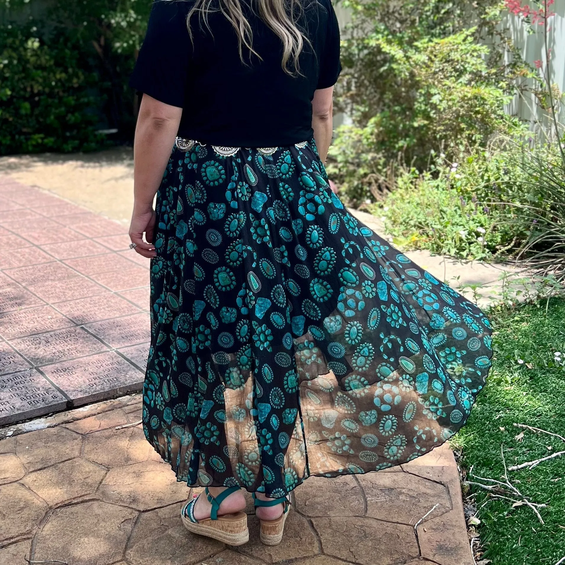 PLUS Concho Kreek Maxi Skirt