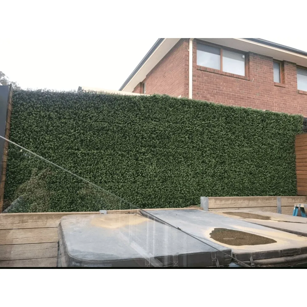 Premium Natural Buxus Artificial Hedge Panel 1m x 1m UV Resistant