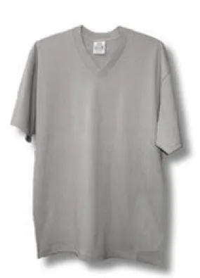 Pro Club Comfort Short Sleeve V-Neck Grey T-Shirt