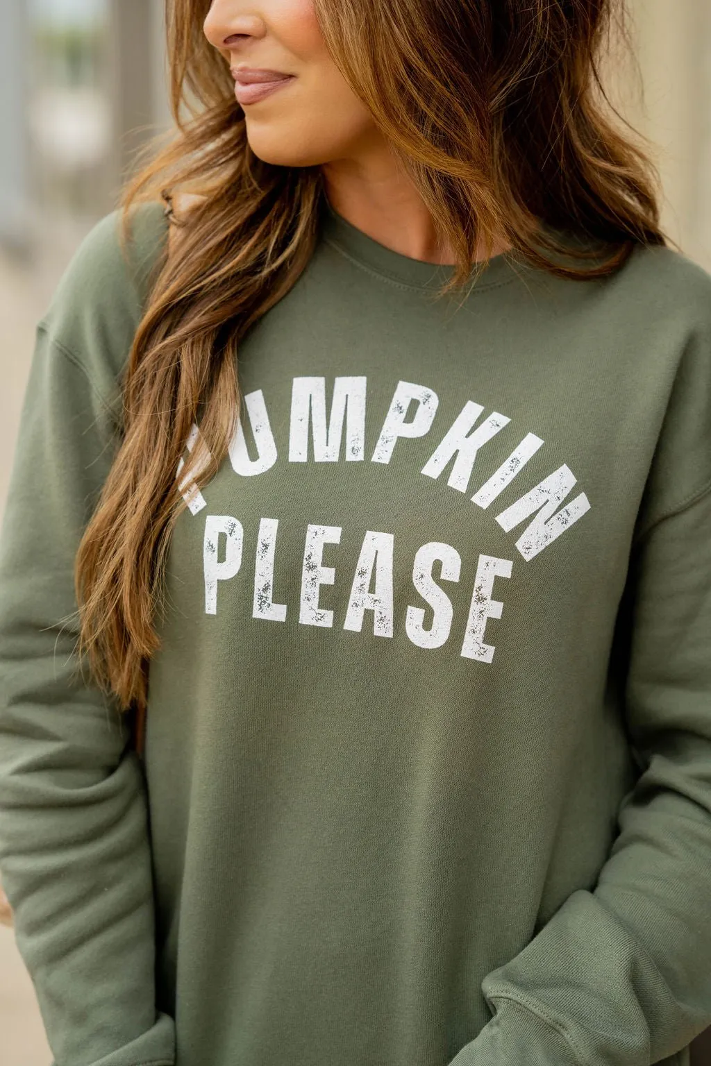 Pumpkin Please Graphic Crewneck