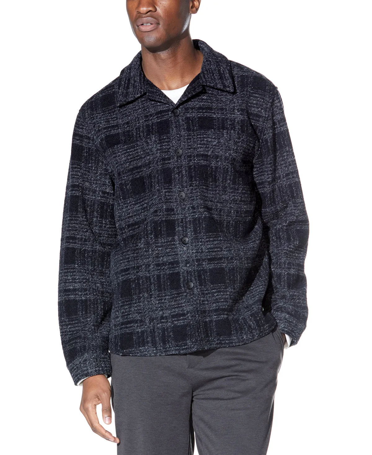 Randolph Relaxed Fit Shirt Jacket (Dark Navy)