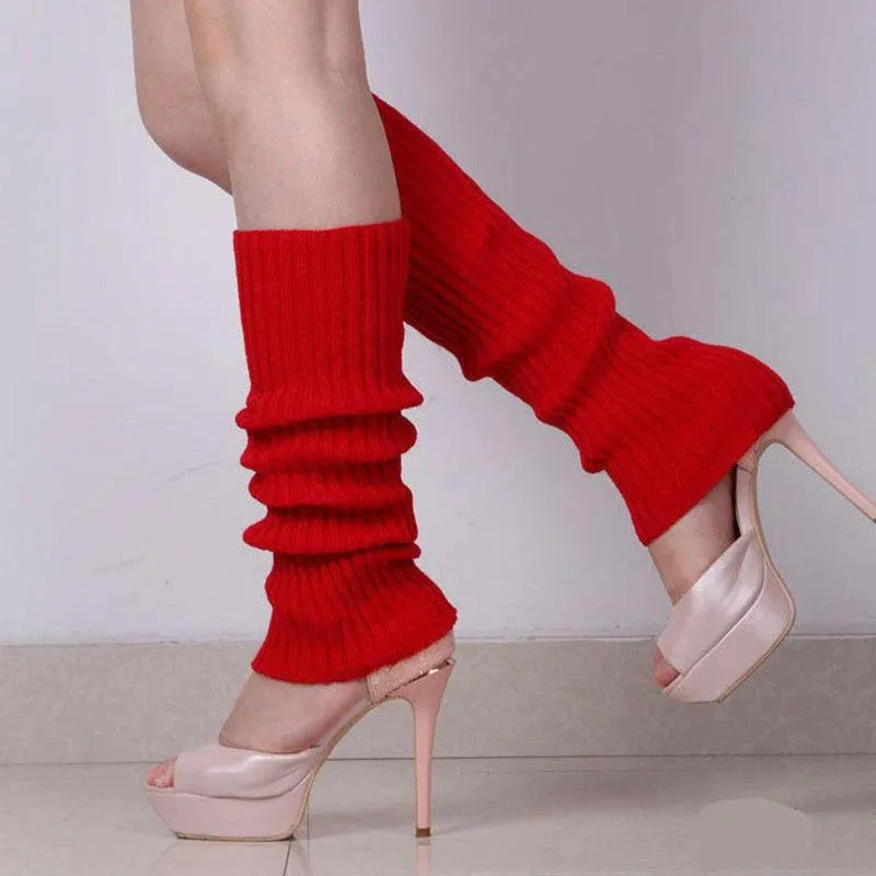 Ribbed Knit Leg Socks