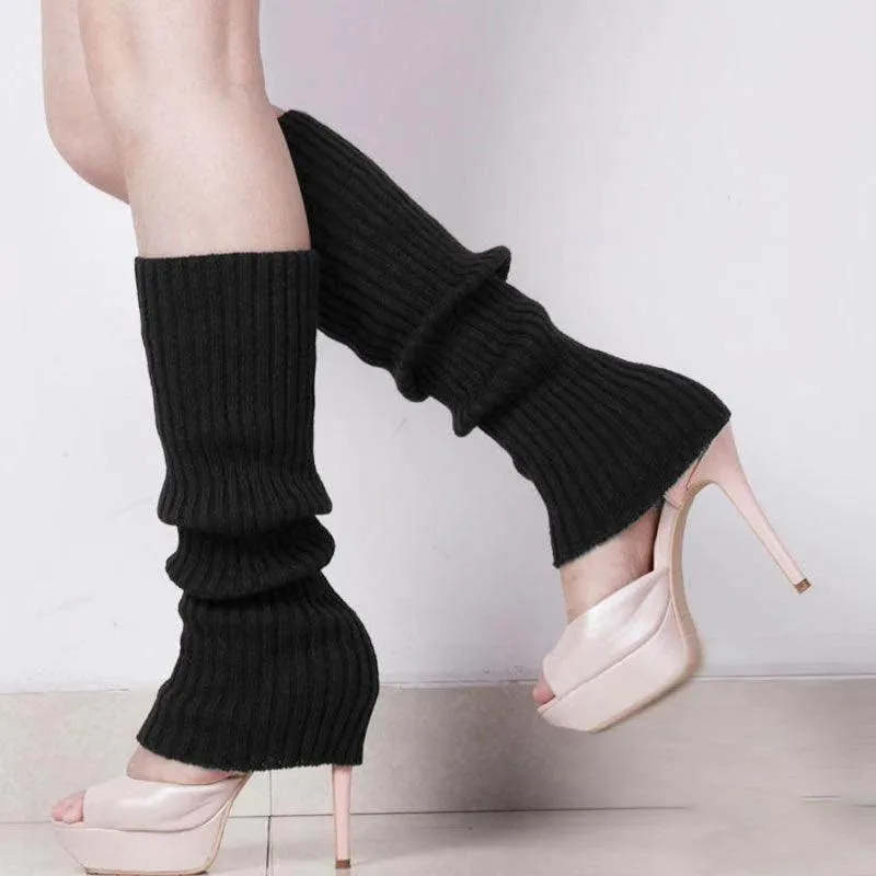 Ribbed Knit Leg Socks