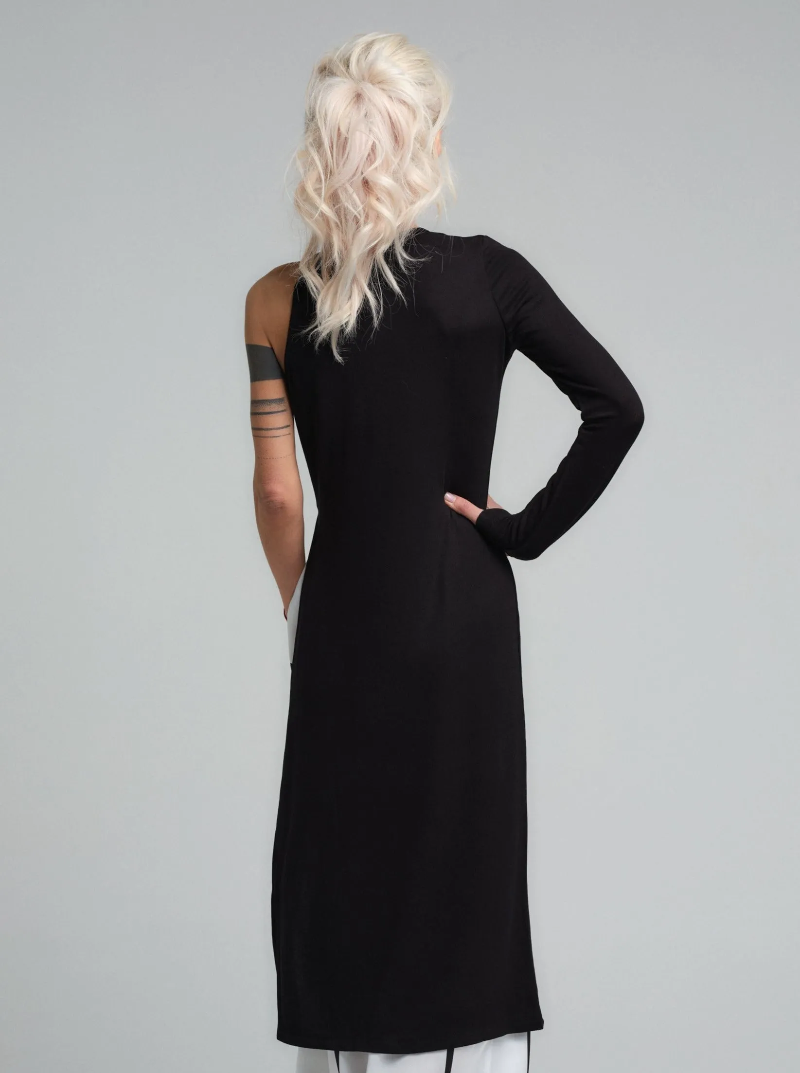 Sleek Black Tunic