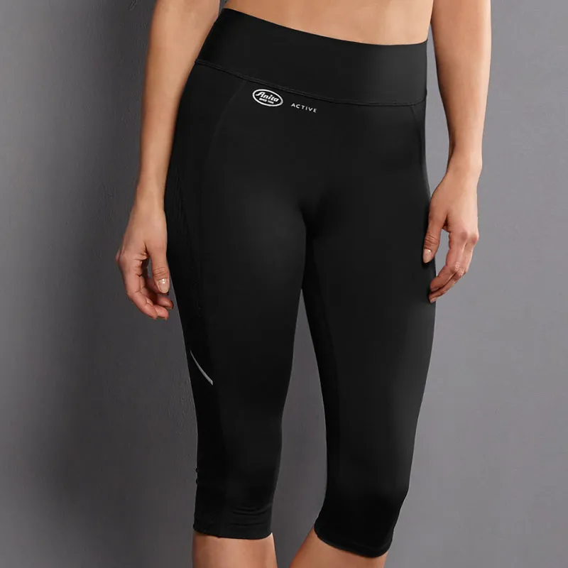 Sports Tights Leggings 3/4 Length Black - Anita