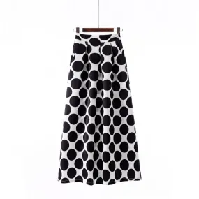 Spring 2021 Polka Dot Skirt with Pockets