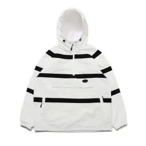 STRP HOODED ANORAK JACKET WHITE