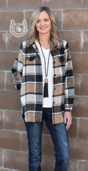 The Twain Plaid Shacket