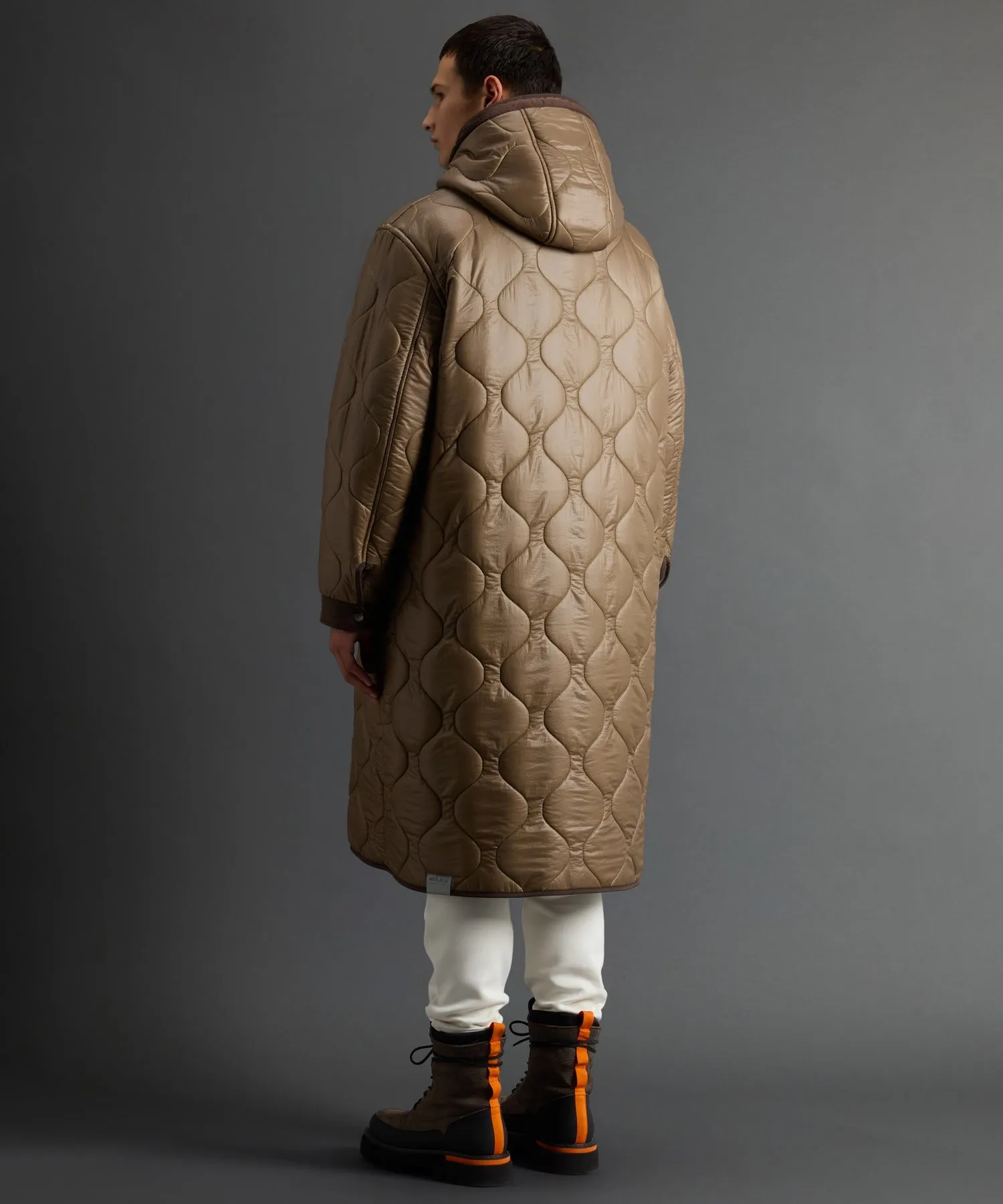 Todd Snyder X Woolrich Quilted Sherpa-Lined Long Jacket