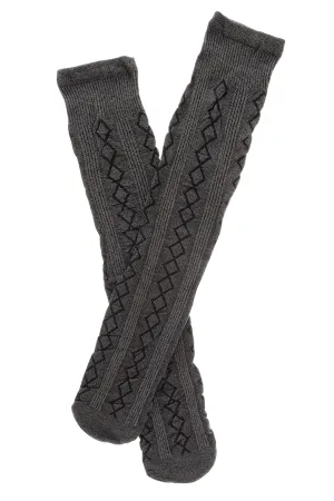 TRASPARENZE USA Diamond Gray Knee Highs