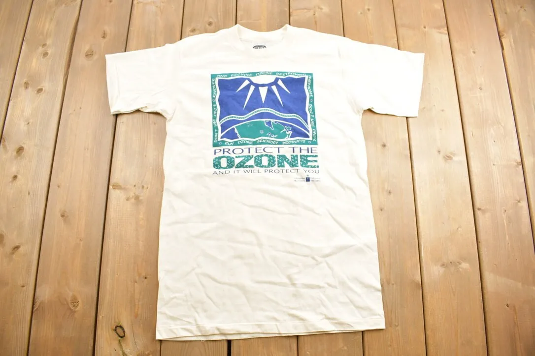 Vintage 1990s 'Protect The OZONE' Souvenir T Shirt