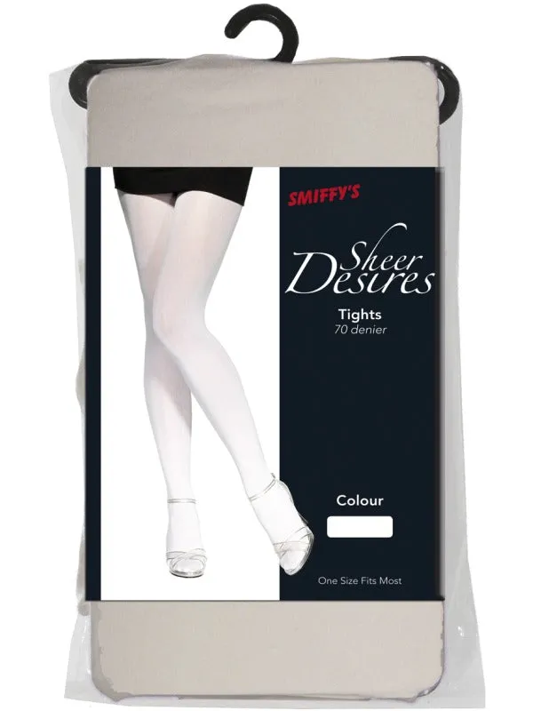 White 70 Denier Tights