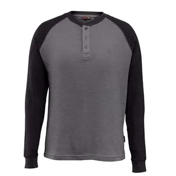 Wolverine Men's Rykker Henley Long Sleeve - Granite - W1203780-045